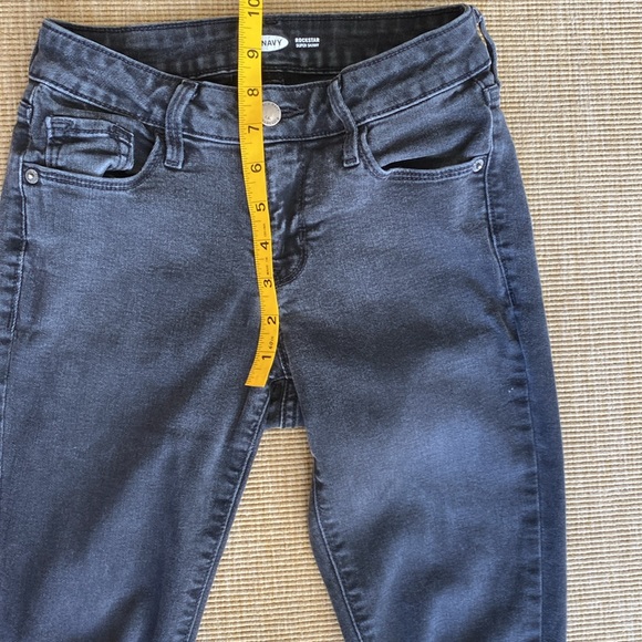 Rockstar Skinny Distressed Black Jeans - Picture 5 of 7